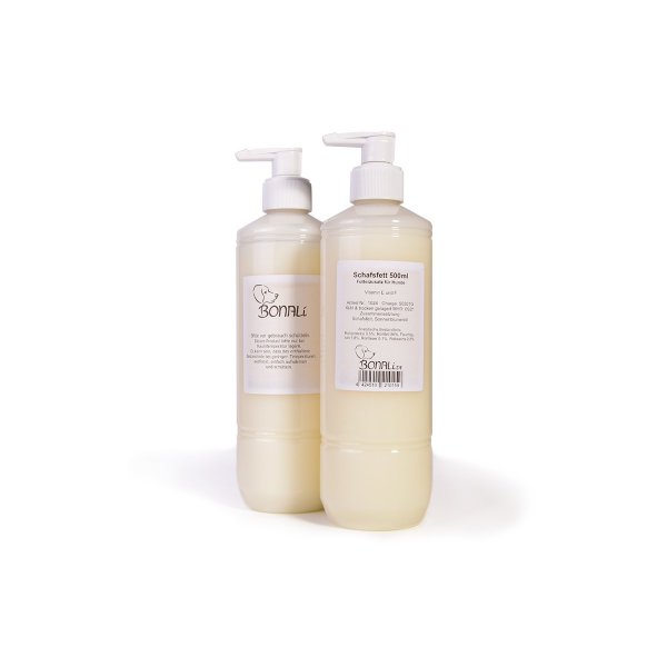 Schafsfett für Hunde – Naturprodukt ohne Zusatzstoffe 500ml